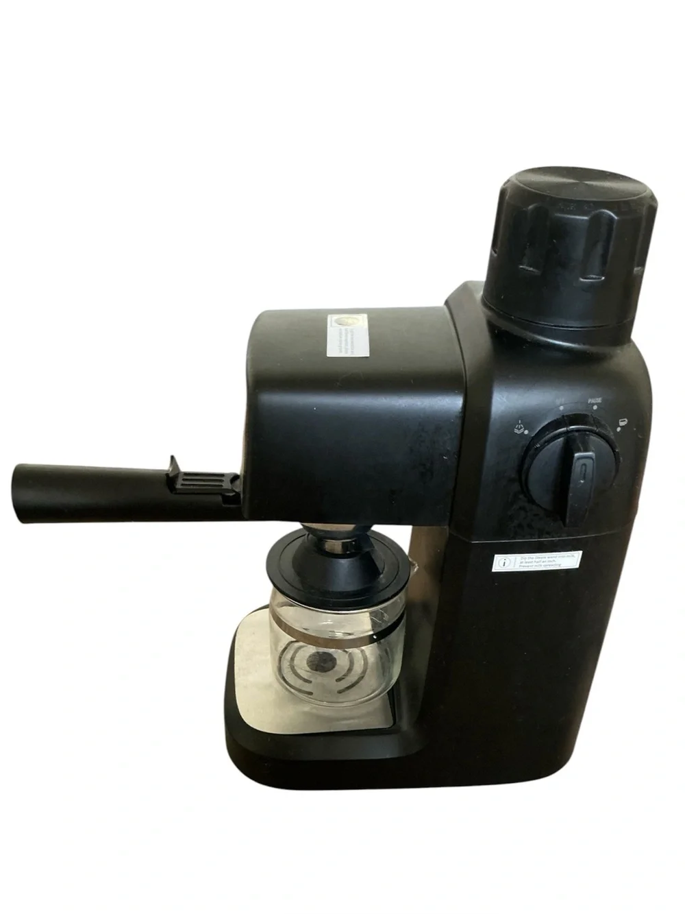 Keenstar Espresso Machine - Sleek Black Countertop Brewer